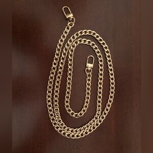 47” Gold Unbranded Bag Chain Replacement .4” Wide